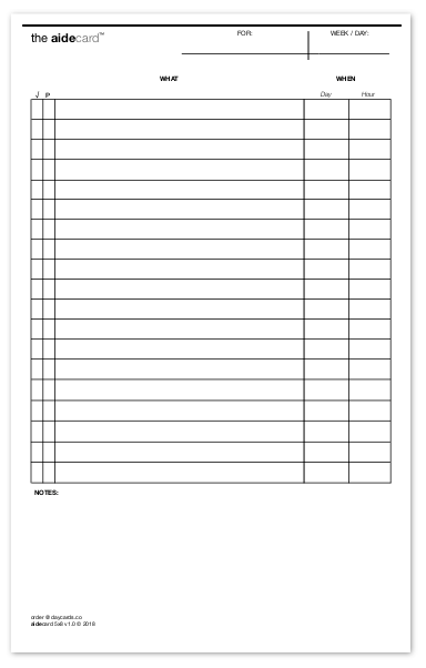 the 5x8 aidecard™ template - .pdf version : print/make your own! (A1-5x8-E)