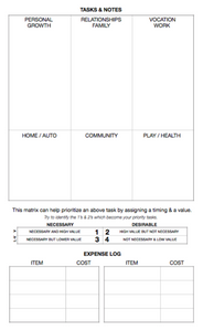 the original (3.5"x5.25") daycard™ template - .pdf  : print/make your own! (D1-E)