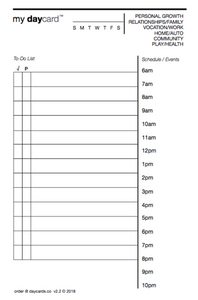 the original (3.5"x5.25") daycard™ template - .pdf  : print/make your own! (D1-E)