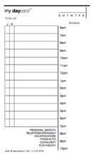 the 3x5 Edition v.1.0 daycard™ template - .pdf (3"x5") : print/make your own! (D1-3x5-Ev1.0)