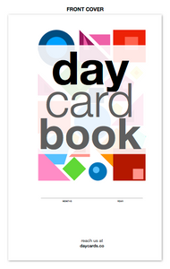 the daycardbook 6-pack - (6) 5"x8" 65 page books, 65# cardstock, twin-looped-bound planner (DCB4)