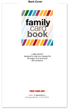 the familycardbook - 5"x8" 65 pages, 65# cardstock, twin-looped-bound planner (FCB1)