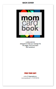 the momcardbook - 5"x8" 65 pages, 65# cardstock, twin-looped-bound planner (MCB1)
